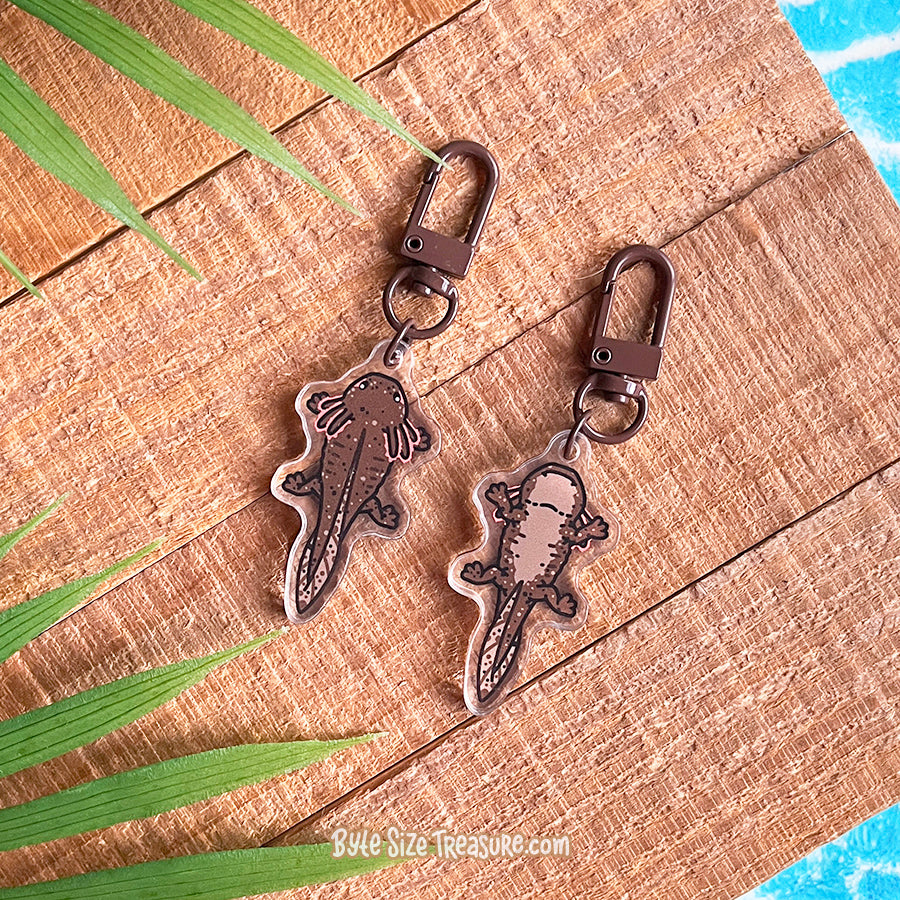 Flat Friend Charms: Axolotl