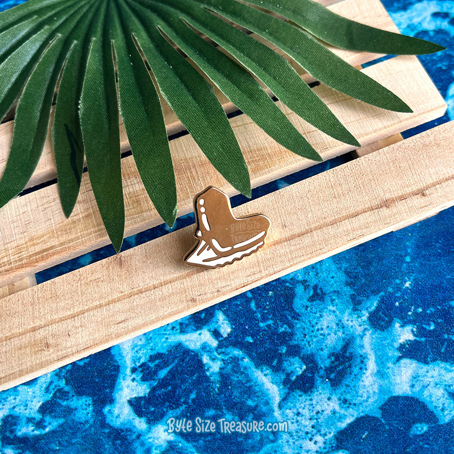 Shark Tooth Enamel Mini Pins