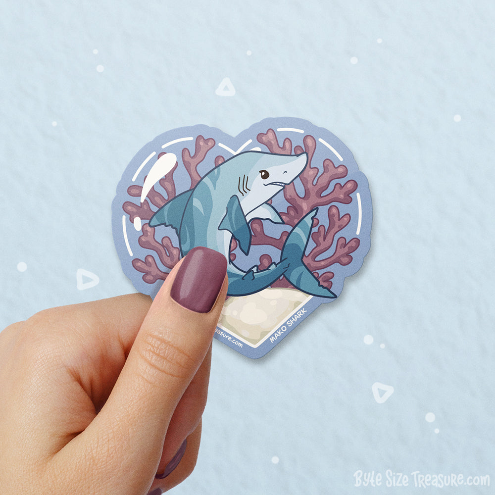 Mako Shark Vinyl Sticker