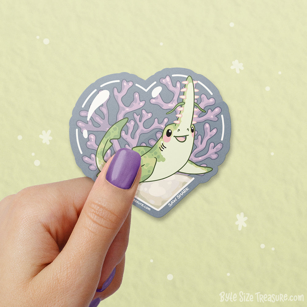 Saw Shark Vinyl Sticker