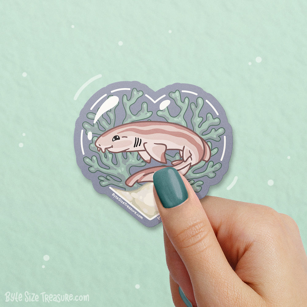 Pyjama Shark Vinyl Sticker