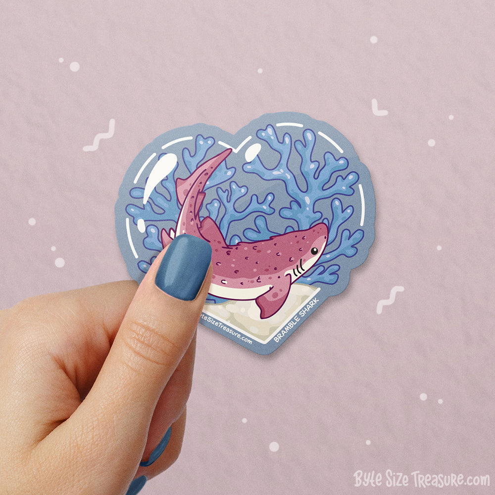 Bramble Shark Vinyl Sticker
