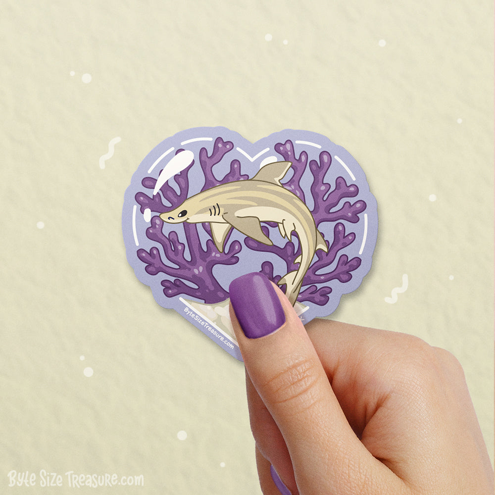 Weasel Shark Vinyl Sticker