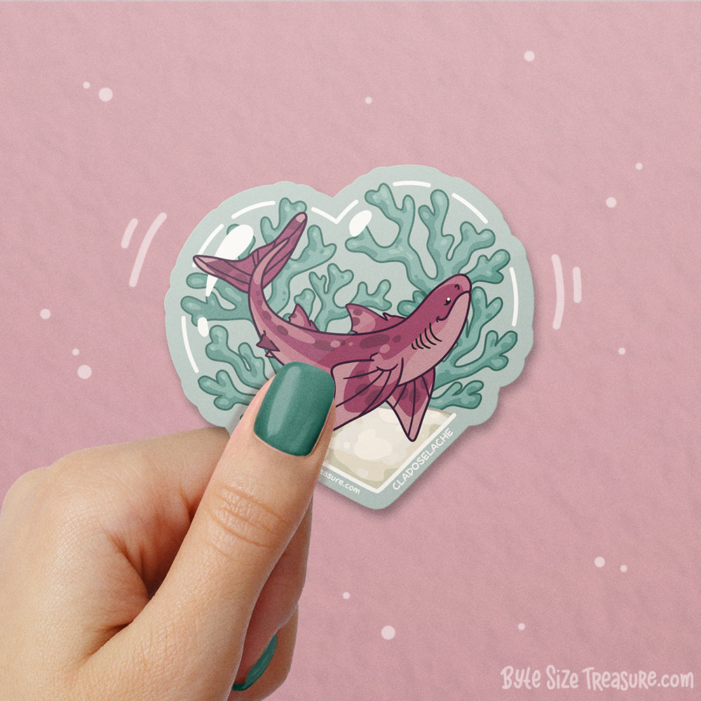 Cladoselache Vinyl Sticker