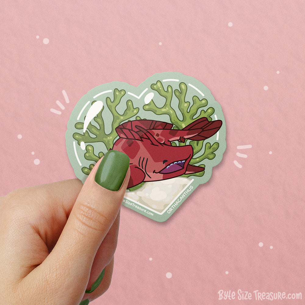 Orthacanthus Vinyl Sticker