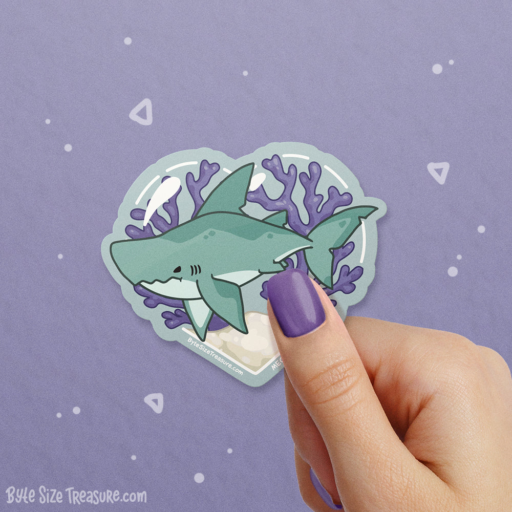 Megalodon Vinyl Sticker