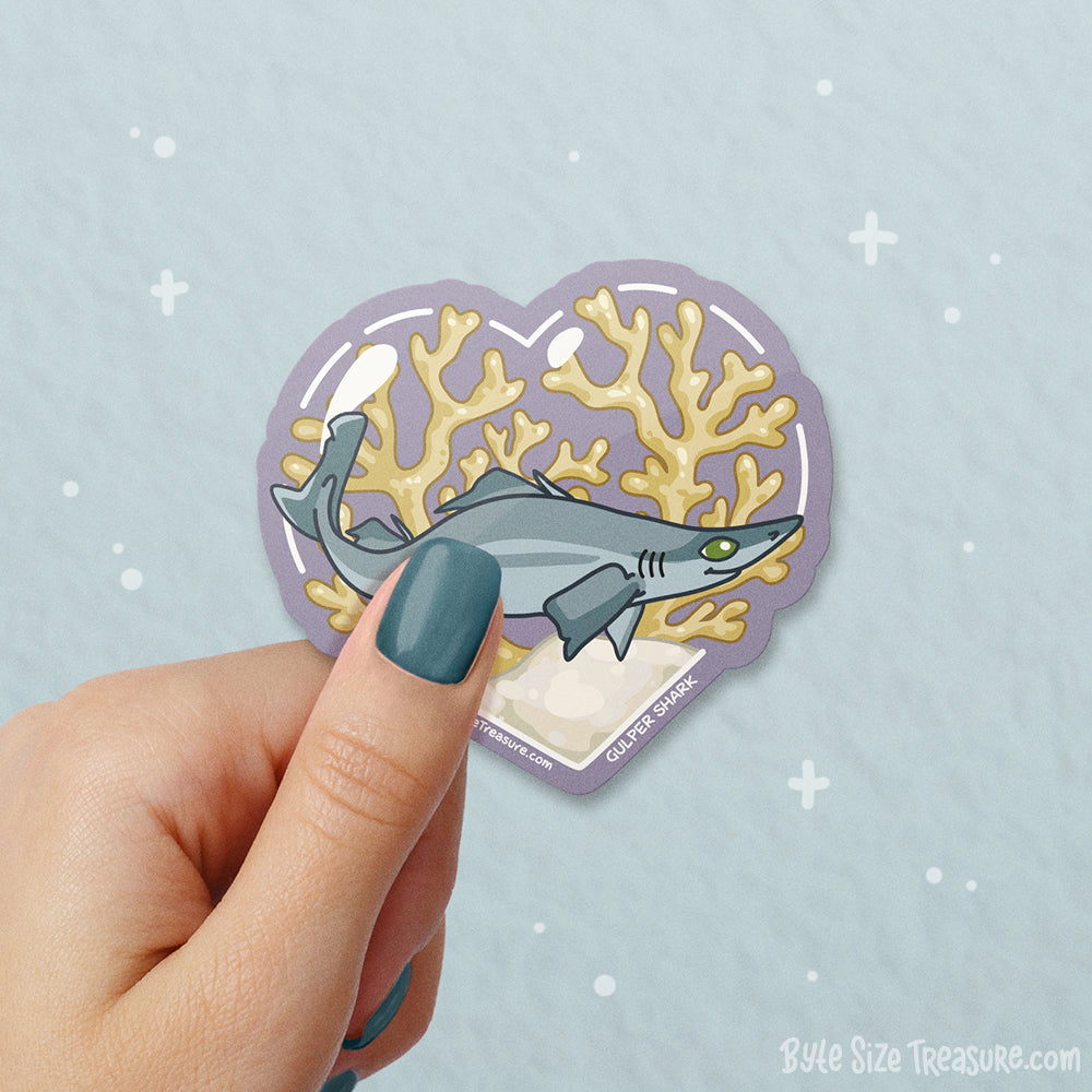 Gulper Shark Vinyl Sticker