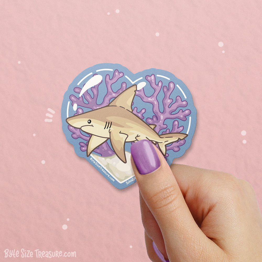 Sandbar Shark Vinyl Sticker