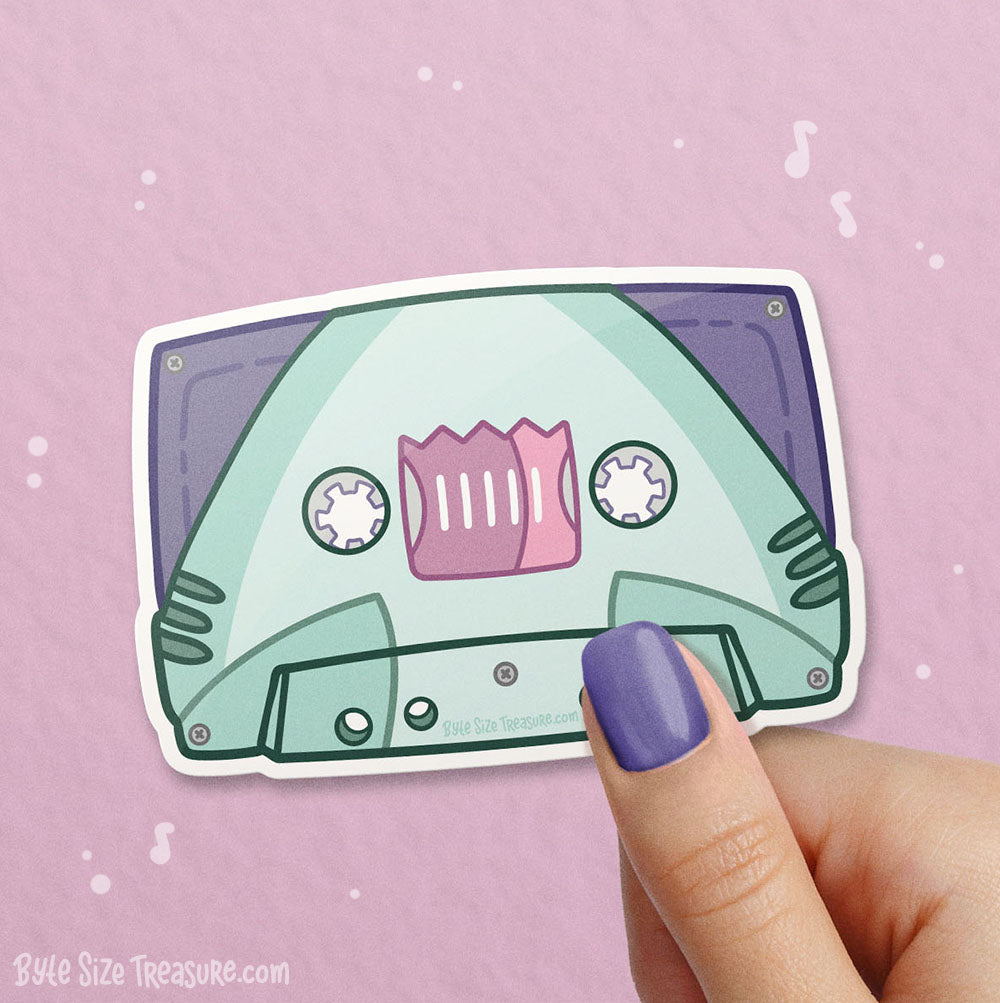 Shark Mix Tape Vinyl Sticker