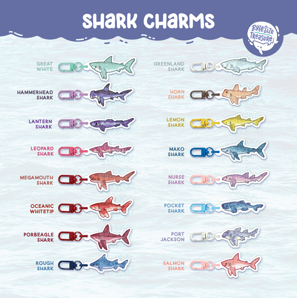 Small Charms: Sharks