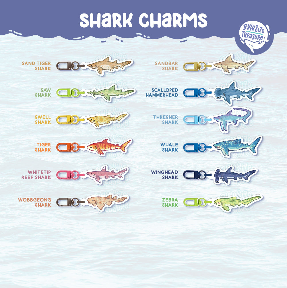Small Charms: Sharks