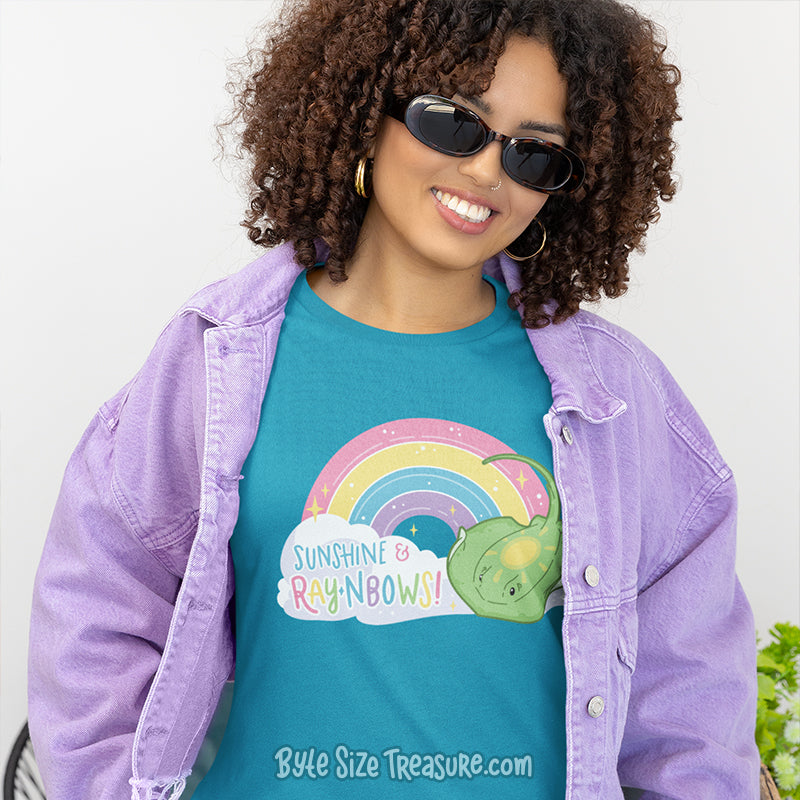 Sunshine & RAYnbows \\ Short-Sleeve Unisex T-Shirt