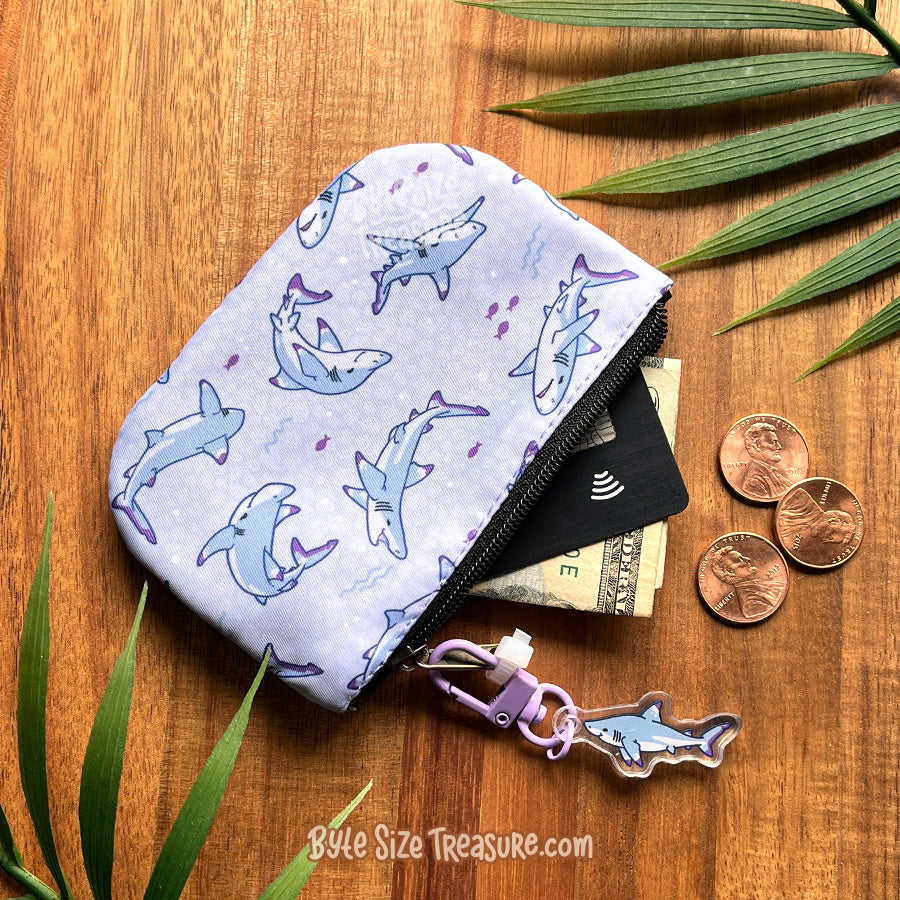 Blacktip Reef Shark Coin Purse