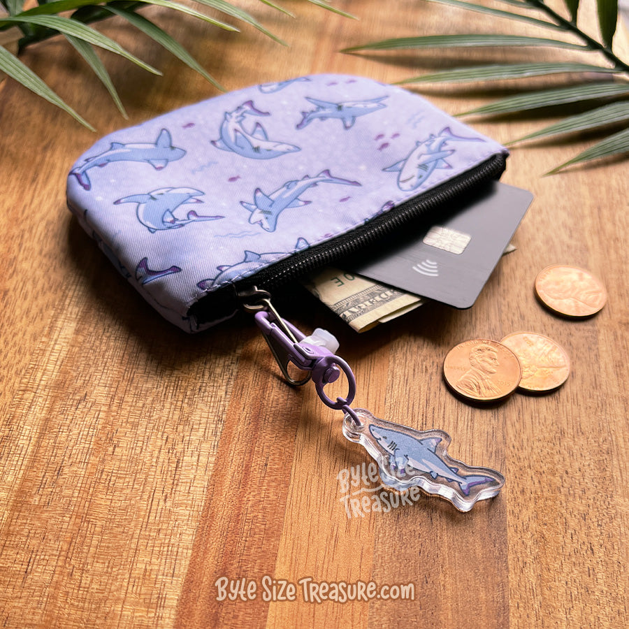 Blacktip Reef Shark Coin Purse