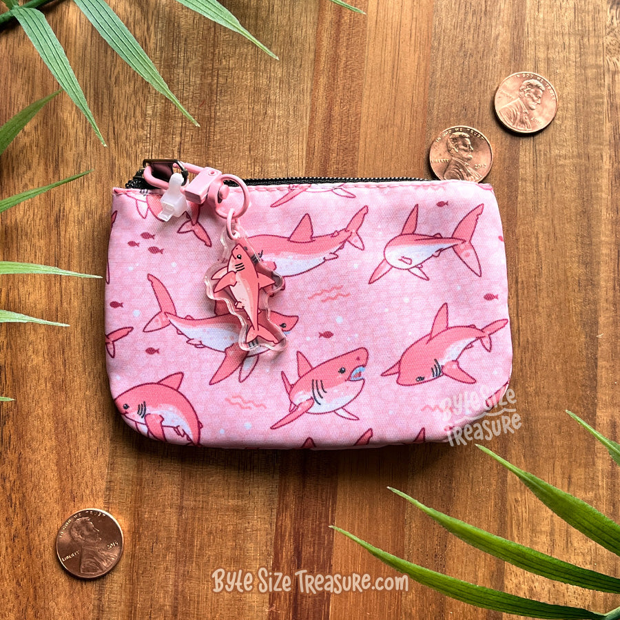 Salmon Shark Coin Purse