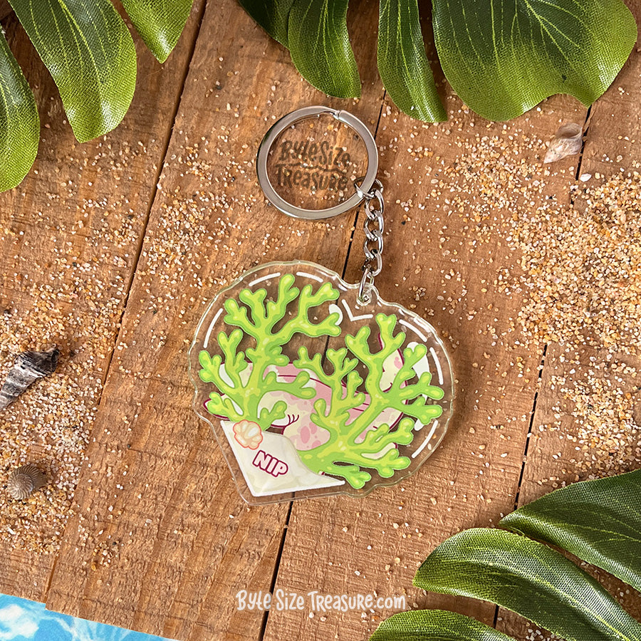 Angel Shark Acrylic Keychain