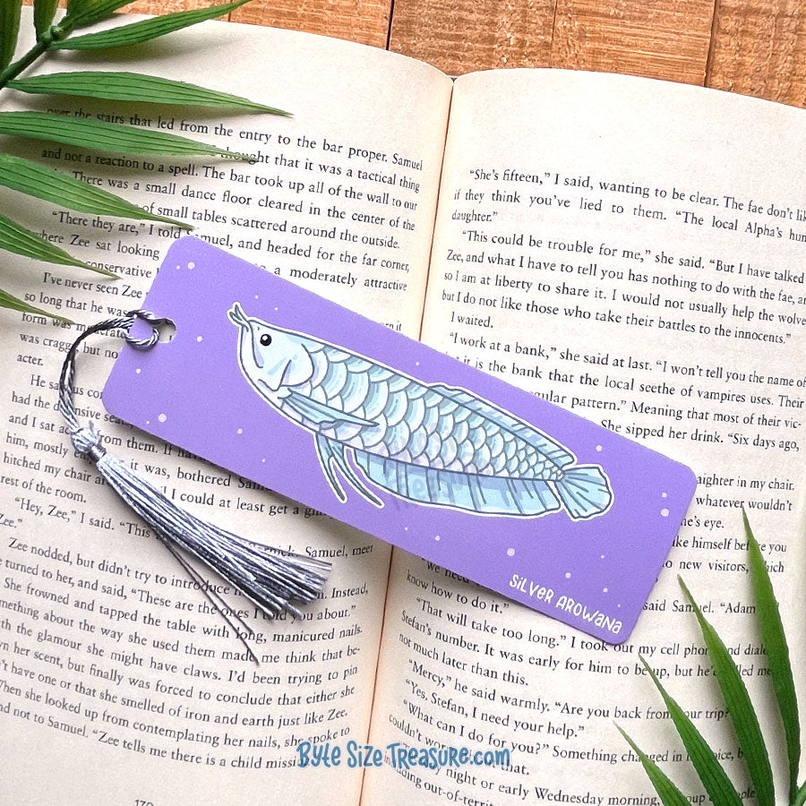 Silver Arowana Bookmark