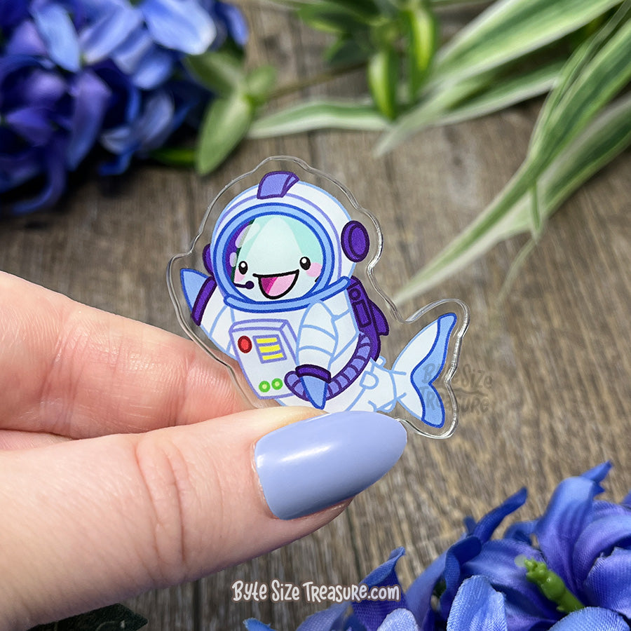 Astronaut Costume Acrylic Pin