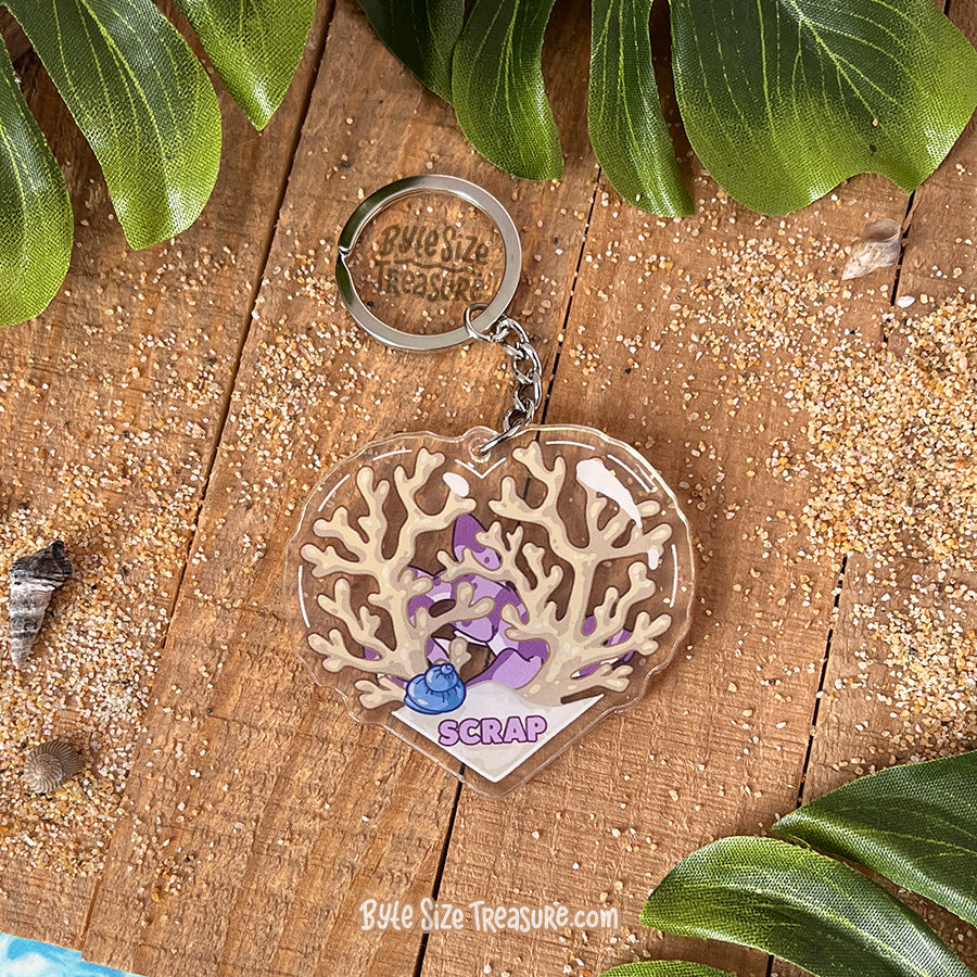 Bamboo Shark Acrylic Keychain
