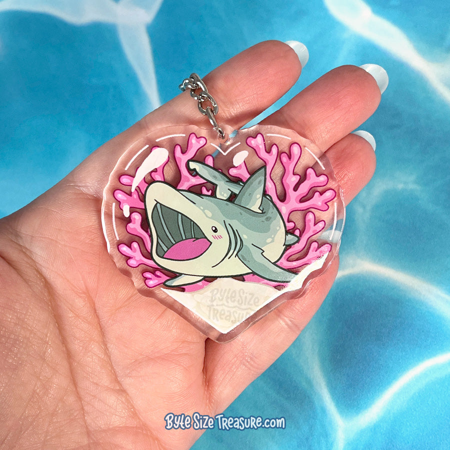 Basking Shark Acrylic Keychain