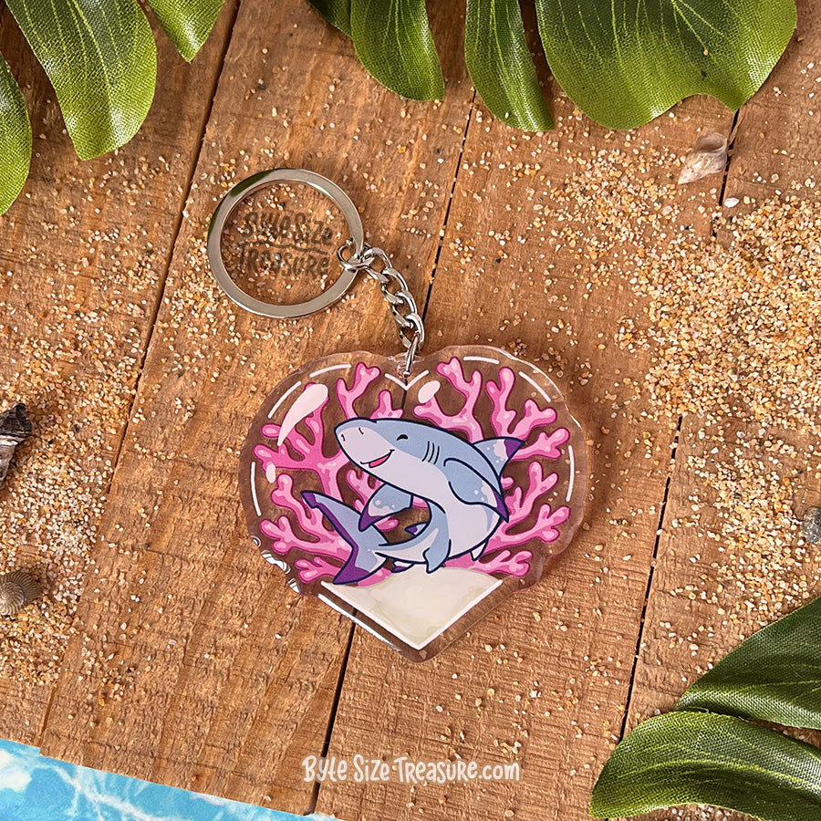 Blacktip Reef Shark Acrylic Keychain