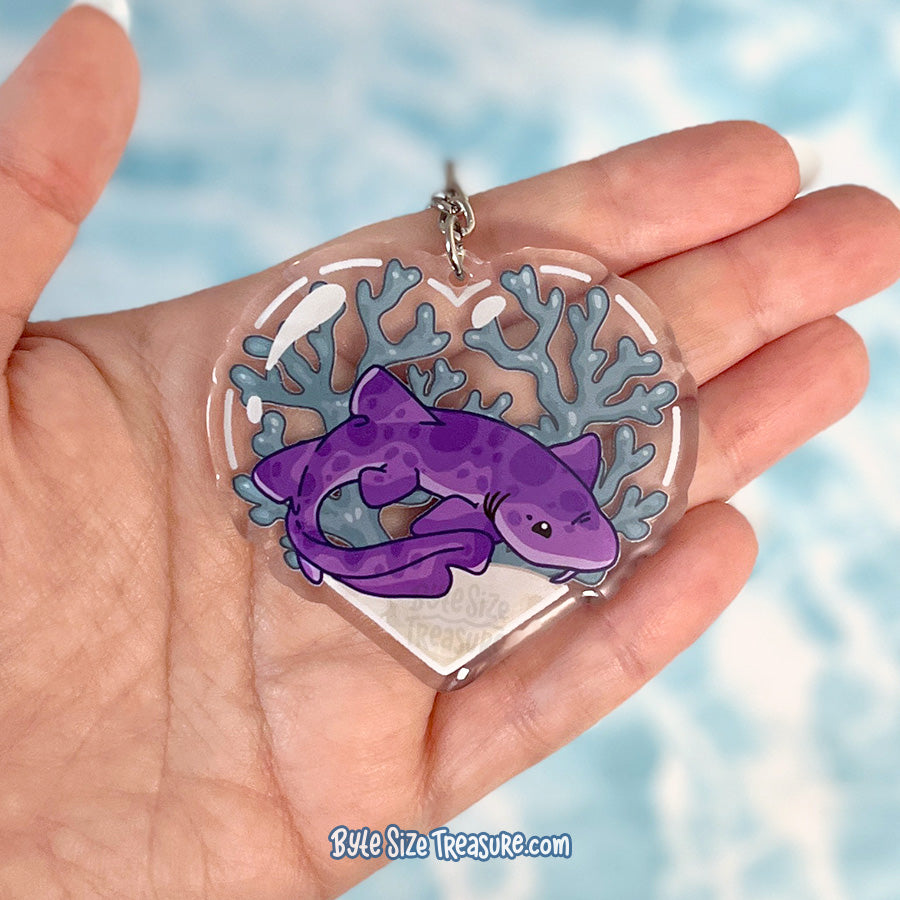 Blind Shark Acrylic Keychain