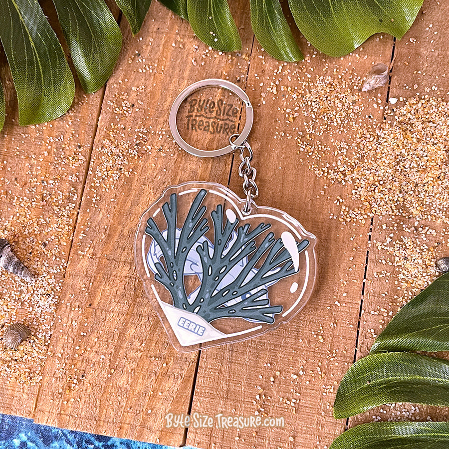 Blue Chimaera Acrylic Keychain