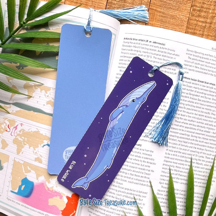 Blue Whale Bookmark