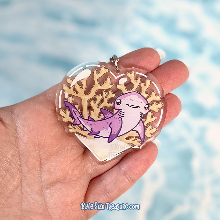 Bonnethead Shark Acrylic Keychain