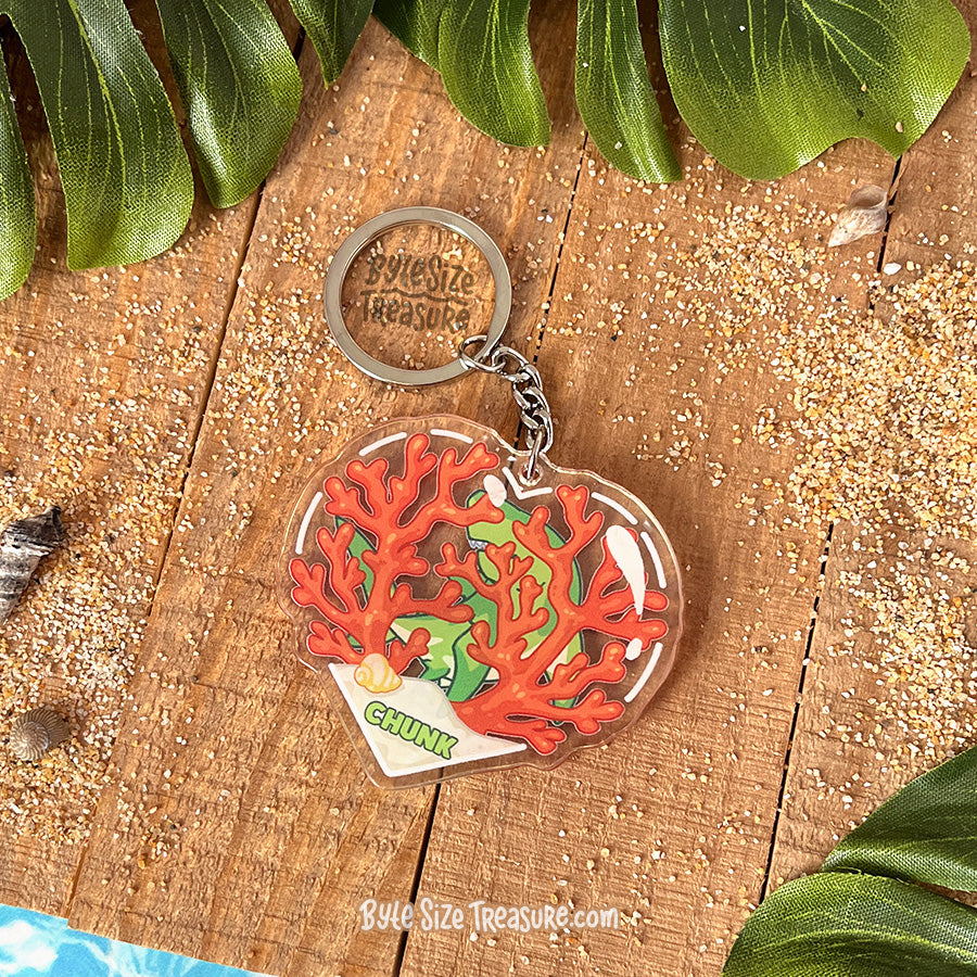 Bull Shark Acrylic Keychain