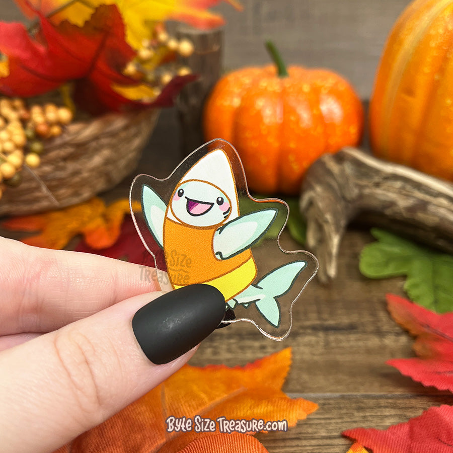 Candy Corn Costume Acrylic Pin