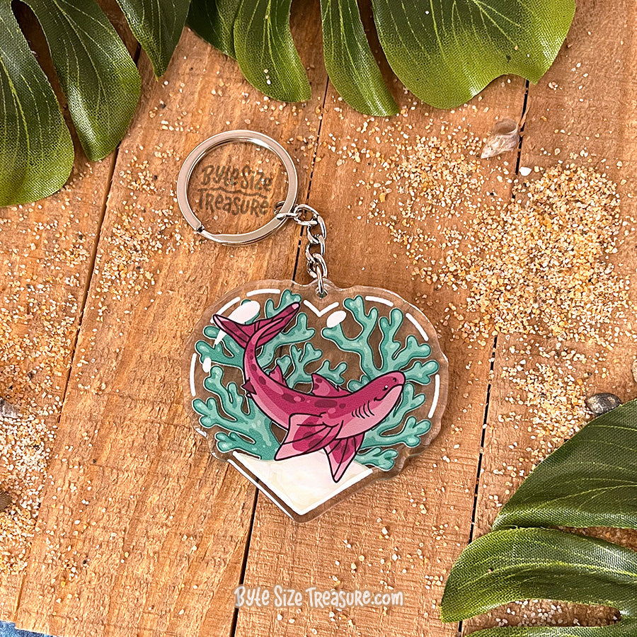 Cladoselache Acrylic Keychain