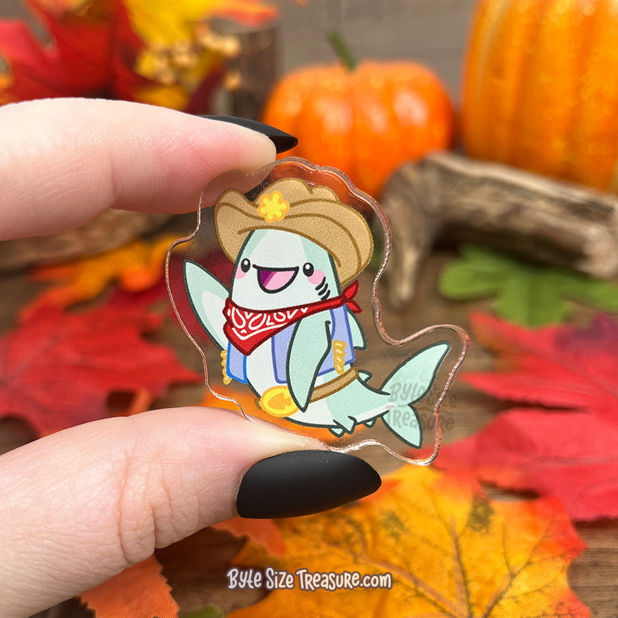 Cowboy Costume Acrylic Pin