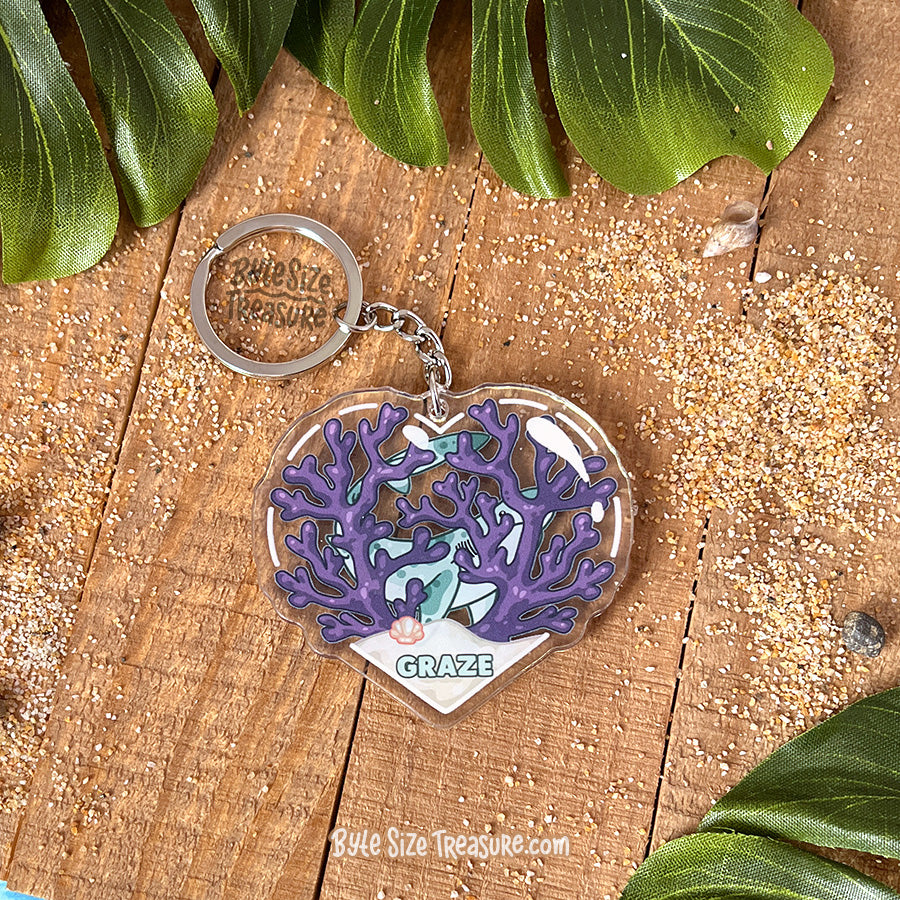Cow Shark Acrylic Keychain