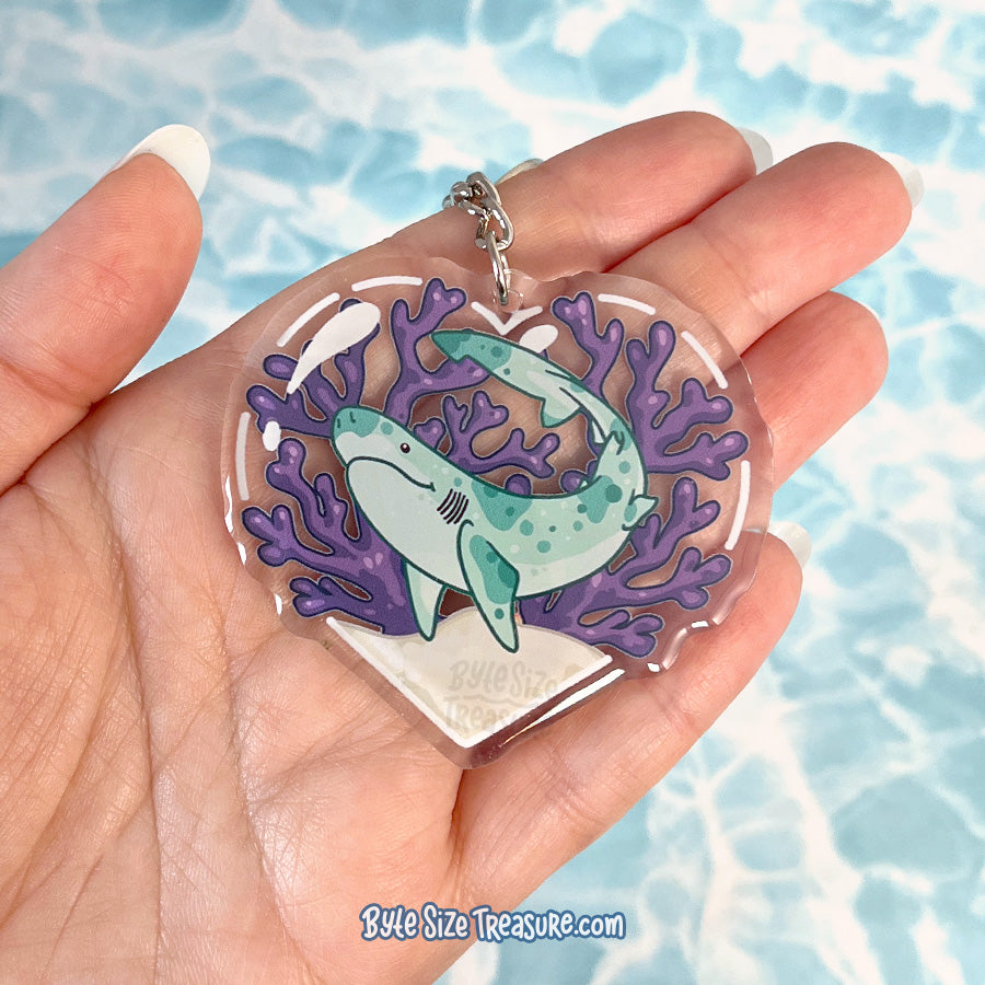 Cow Shark Acrylic Keychain