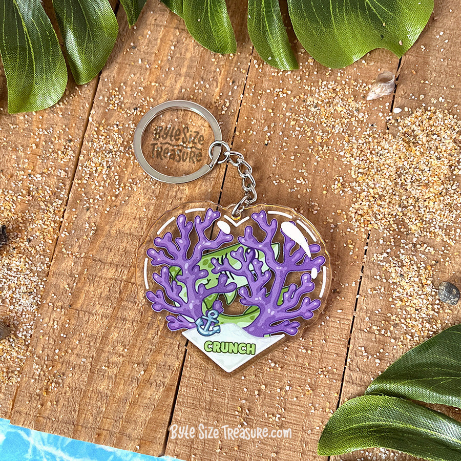 Crocodile Shark Acrylic Keychain