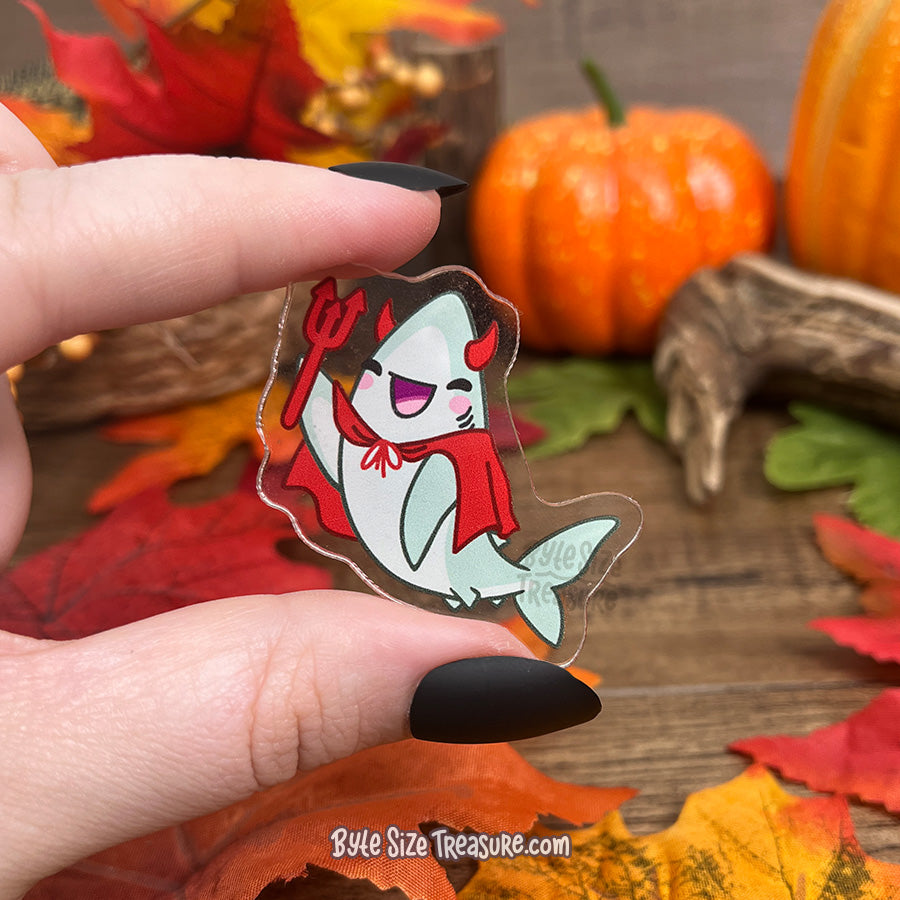 Devil Costume Acrylic Pin