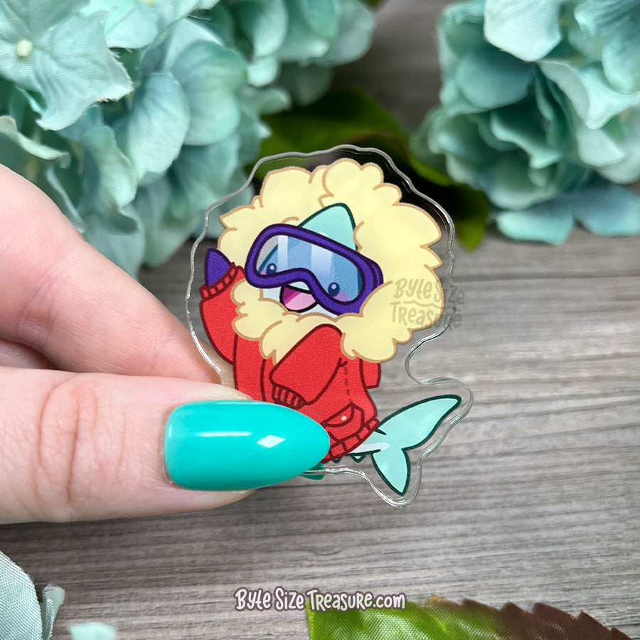 Arctic Explorer Costume Acrylic Pin