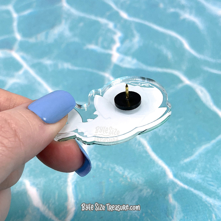 Pool Floaties Costume Acrylic Pin