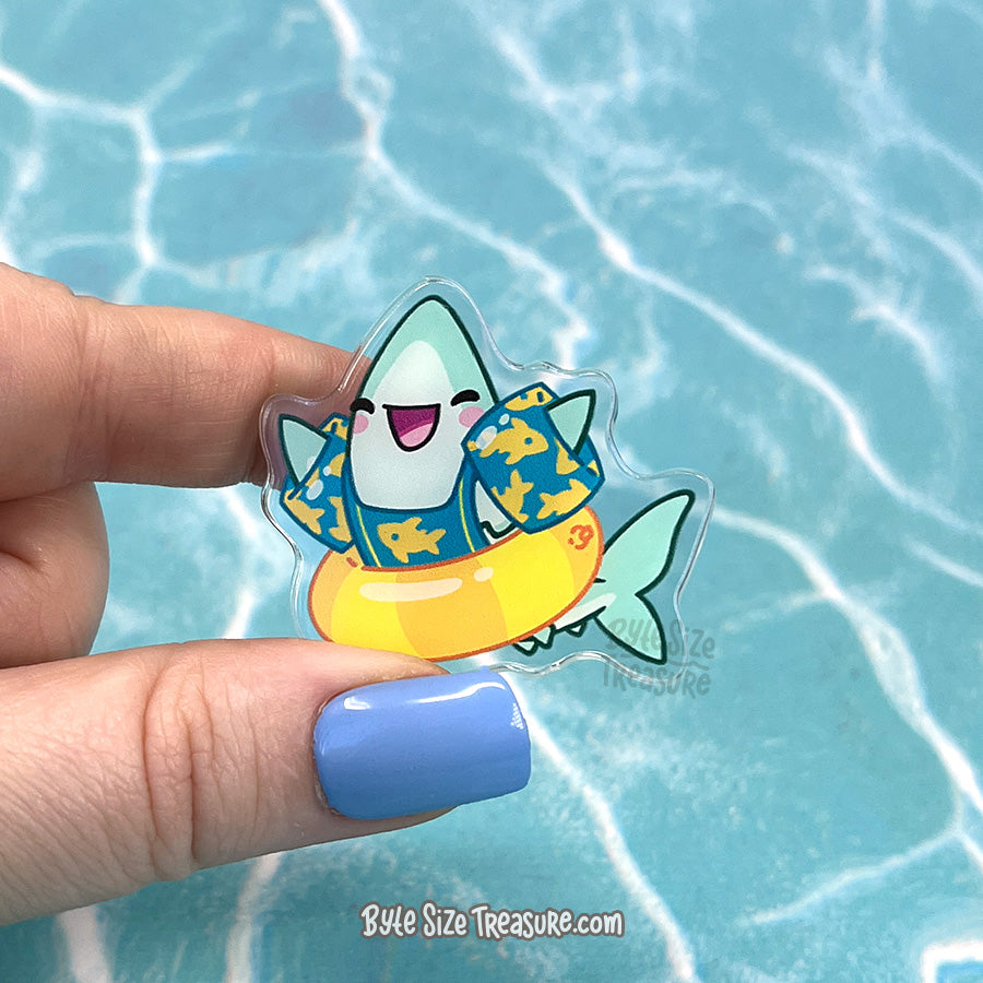 Pool Floaties Costume Acrylic Pin