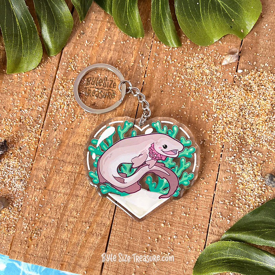 Frilled Shark Acrylic Keychain
