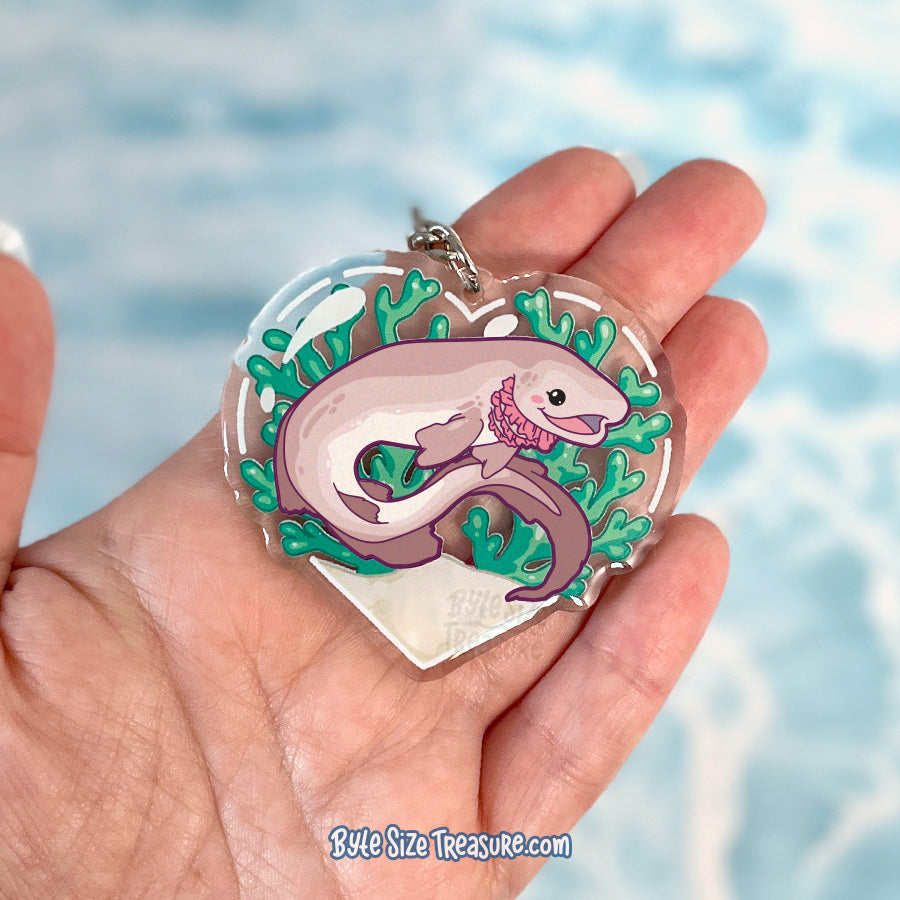 Frilled Shark Acrylic Keychain