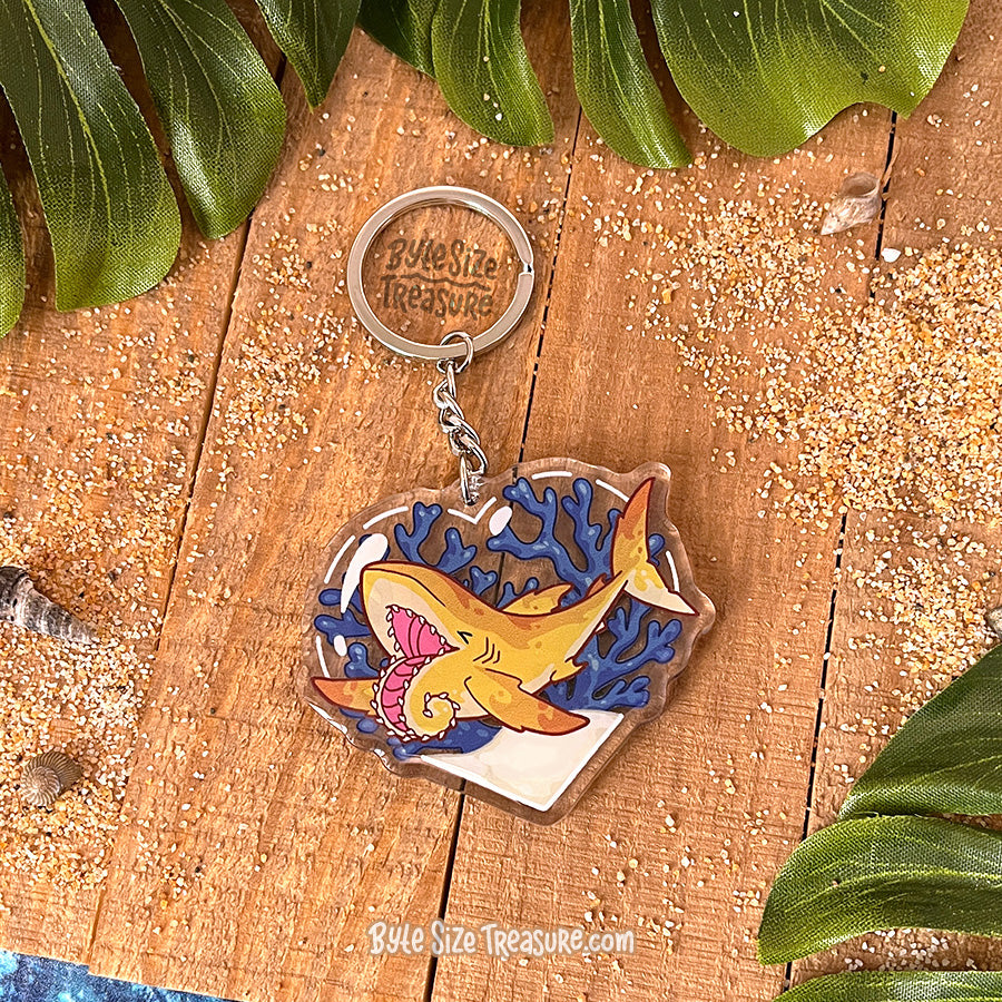 Helicoprion Acrylic Keychain