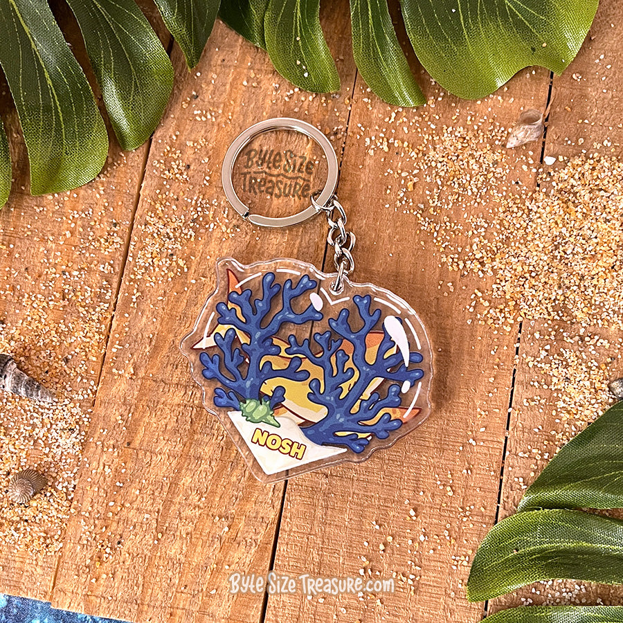 Helicoprion Acrylic Keychain