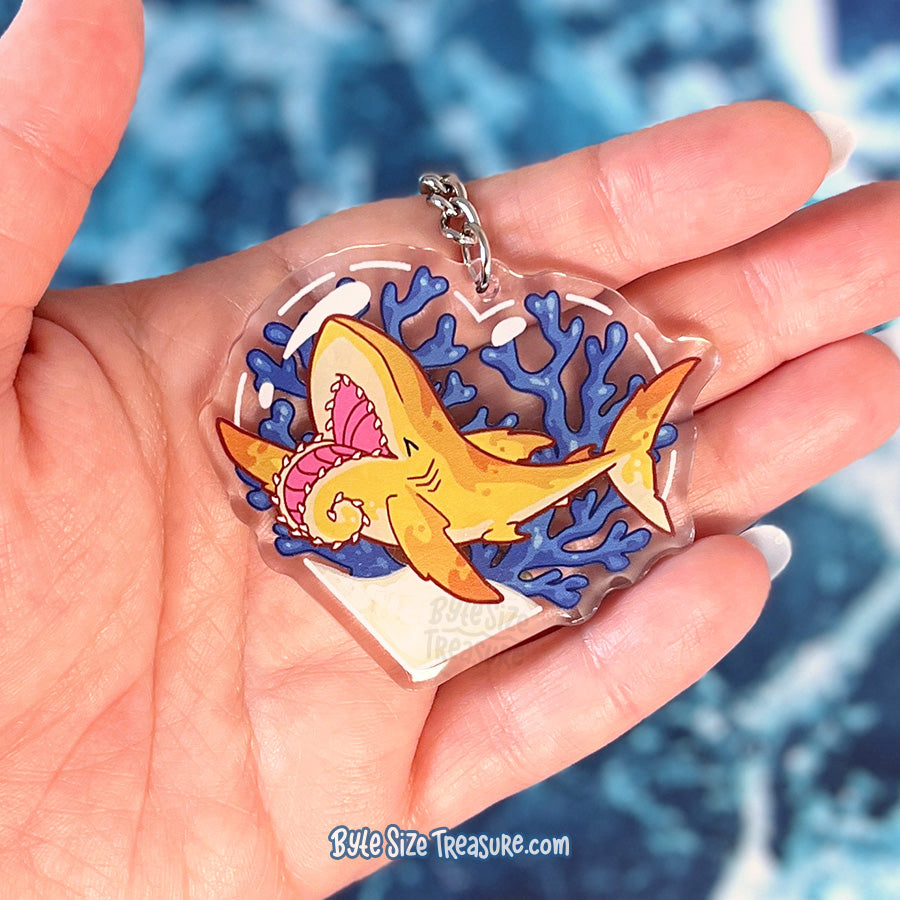 Helicoprion Acrylic Keychain