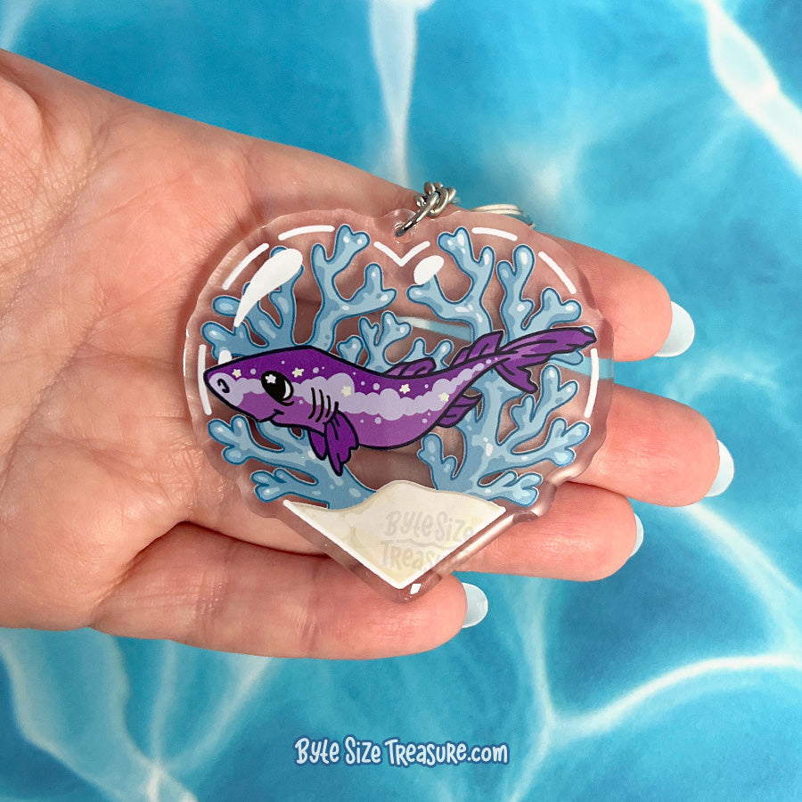 Lantern Shark Acrylic Keychain