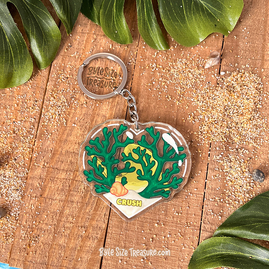 Lemon Shark Acrylic Keychain