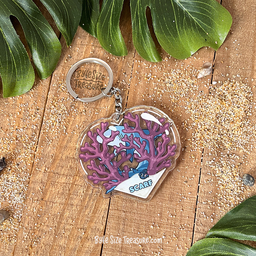 Mako Shark Acrylic Keychain
