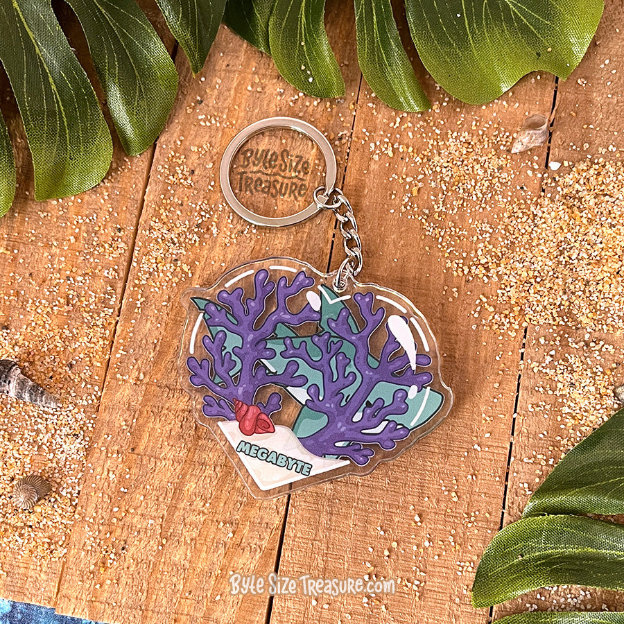 Megalodon Acrylic Keychain