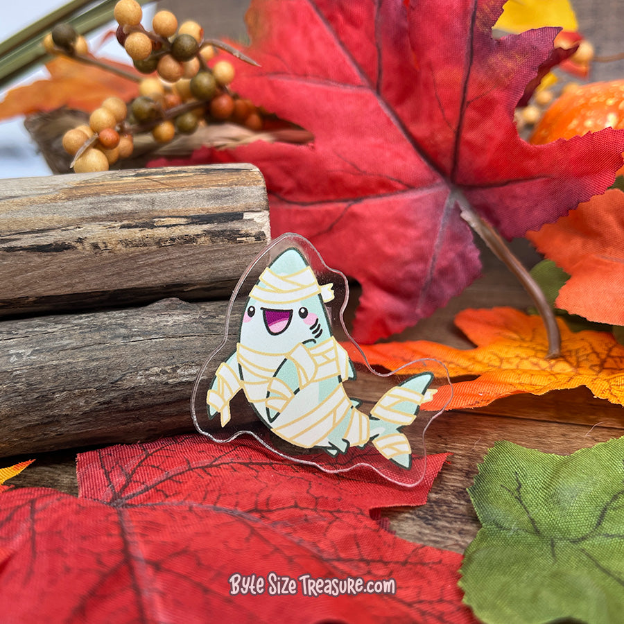 Mummy Costume Acrylic Pin